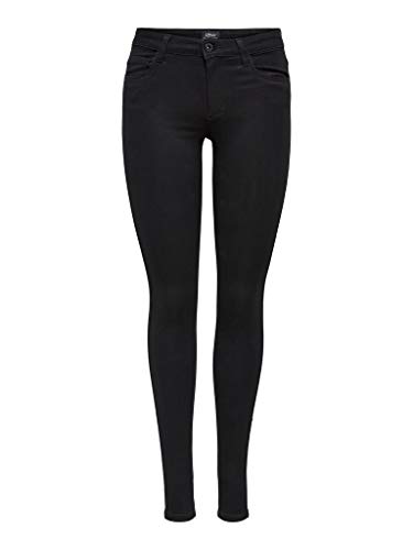 ONLY Damen Jeans 15092650 Black Xs-32 von ONLY