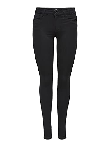 ONLY Damen Royal Reg Skinny Pim600 Noos Jeanshose, Schwarz, M/ 32L von ONLY