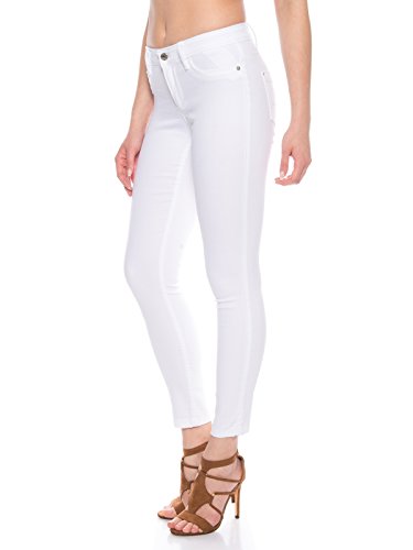 ONLY Damen Skinny Jeans Hose mit Stretch in weiß Regulare Leibhöhe, Farbe:Weiß, Weite/Länge:S/30 ONLY Damen Skinny Jeans Hose mit Stretch in weiß Regulare Leibhöhe, Farbe:Weiß, Weite/Länge:S/30 von ONLY