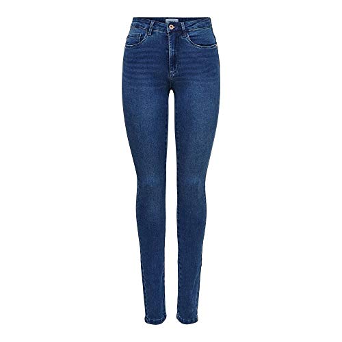 ONLY 15097919 onlROYAL HIGH W.Skinny Jeans PIM504, 179695Medium Blue Denim, S/30 von ONLY