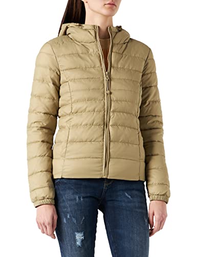 ONLY Damen Nylon Standard Länge Steppjacke, Slate Green ,XS von ONLY