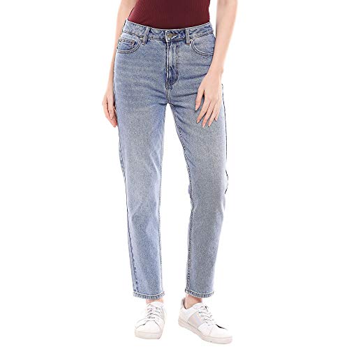 ONLY Female Straight-Fit Jeans ONLEMILY Hohe Taille Gerade geschnitten Jeans von ONLY