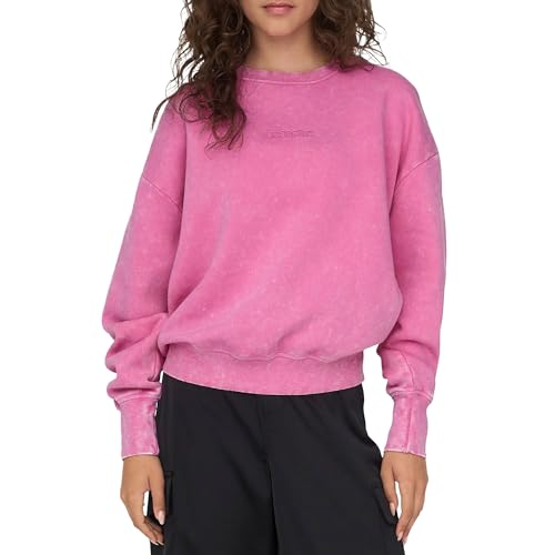 ONLY Damen Sweatshirt ONLPrincess 15307731 Phlox Pink M von ONLY