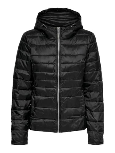 ONLY Damen Übergangsjacke ONLTAHINI Hood Jacket CS BP OTW schwarz XS von ONLY