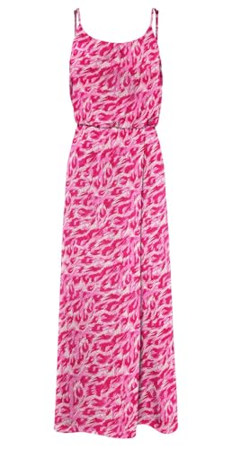 ONLY Damen Viskose Maxi Träger-Kleid Onlnova Life Strap mit Leopardprint 15222217 Raspberry Rose 477 Empowered Leo 38 von ONLY