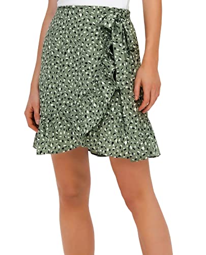 ONLY Womens Hedge Green Short Skirts von ONLY