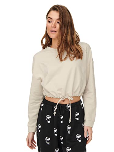 ONLY Damen birk Sweatshirt, Birch, S EU von ONLY