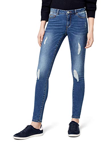 ONLY Damen onlCARMEN REG SK DNM BJ10221 NOOS Skinny Jeans, Blau (Medium Blue Denim), 27W / 32L von ONLY