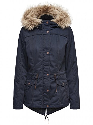 ONLY Damen onlKATE Short Canvas Parka OTW Parka,per Pack Blau (Blue Graphite Blue Graphite),38 (Herstellergröße:M) von ONLY