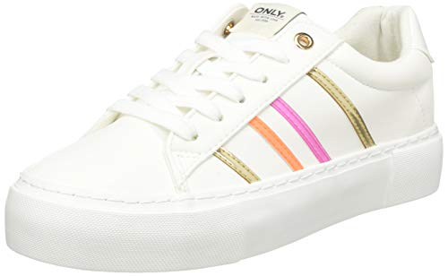 ONLY Damen onlSALONI Sneaker, Pink (Rose Pink Rose Pink), 39 EU von ONLY