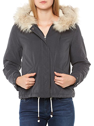 ONLY Damen onlSKYLAR FUR Parka CC OTW Jacke, Blau (Blue Graphite), 40 (Herstellergröße: L) von ONLY