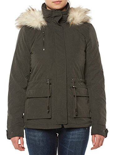 ONLY Damen onlSTARLIGHT FUR Parka CC OTW Jacke, Grau (Peat), 40 (Herstellergröße: L) von ONLY