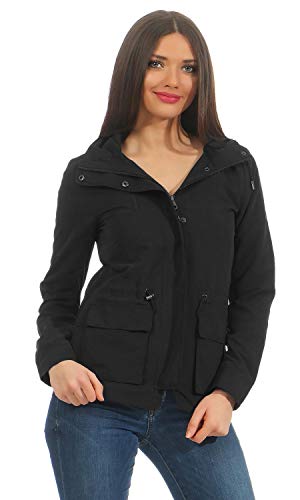 ONLY Damen onlSTARLIGHT Spring Parka CC OTW Jacke, Schwarz (Black), 36 (Herstellergröße: S) von ONLY