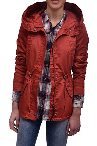 ONLY Damen onlTODAY Short Spring Parka Jacket OTW Jacke, Rot (Marsala), 34 (Herstellergröße: XS) von ONLY