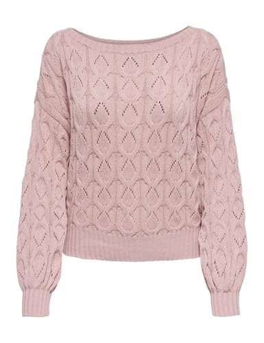 ONLY Damen ONLBRYNN Life Structure L/S PUL KNT NOOS Pullover, Adobe Rose, XS von ONLY