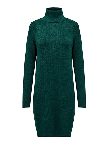 ONLY Damenstrickkleid ONLSILLY LS Rollneck Dress BF KNT (DE/NL/SE/PL, Alphanumerisch, L, Regular, Regular, Bayberry) von ONLY