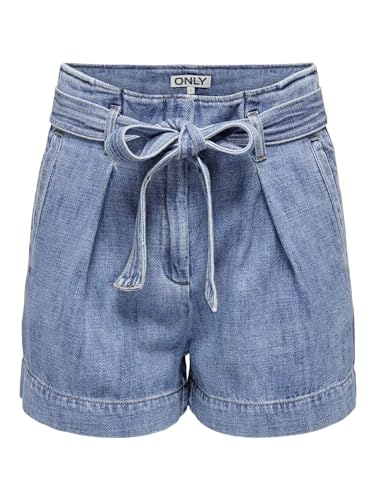 ONLY Female Jeans-Shorts ONLJENNA Hohe Taille Locker geschnitten Jeans-Shorts von ONLY