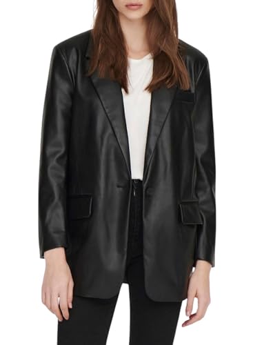 ONLLANA L/S OVS Faux LEA Blazer TLR NOOS von ONLY