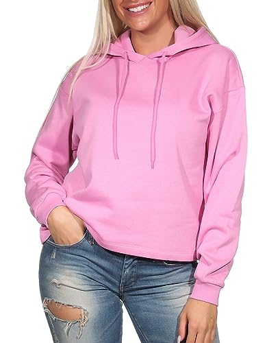 ONLY Female Kapuzenpullover Normal geschnitten Kapuze Tief angesetzte Schulter Sweatshirt von ONLY