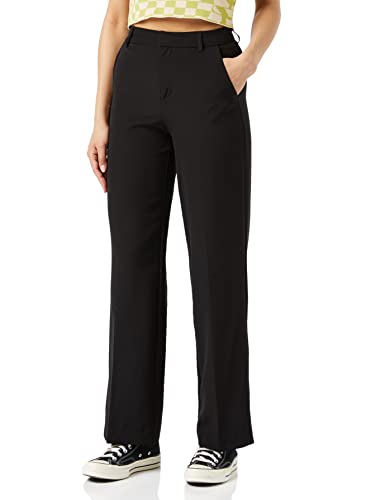 ONLY Damen Onlberry Hw Wide Pant TLR Hose, Black, 36/32 von ONLY