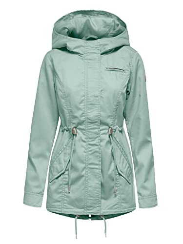 ONLY Female Jacke Leinen Parka SHarbor Gray von ONLY