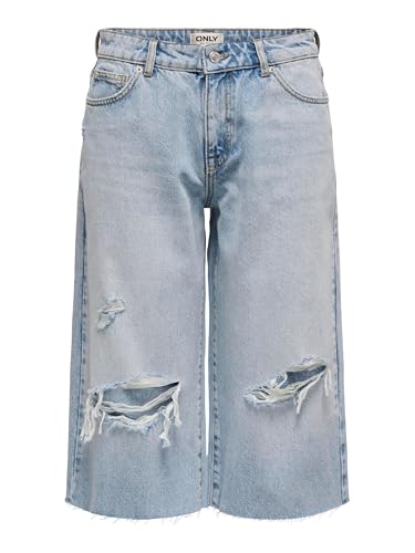 ONLY Female Jeans-Shorts ONLCOBAIN Mittlere Taille Locker geschnitten Jeans-Shorts von ONLY