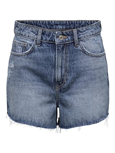 ONLY Female Jeans-Shorts -ONLGABI Hohe Taille Normal geschnitten Jeans-Shorts von ONLY