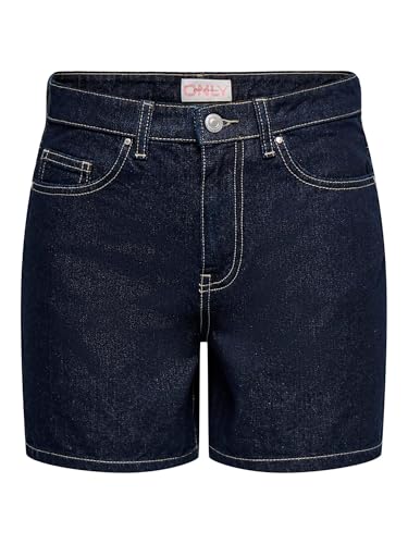 ONLY Female Jeans-Shorts ONLPHINE Hohe Taille Normal geschnitten Jeans-Shorts von ONLY