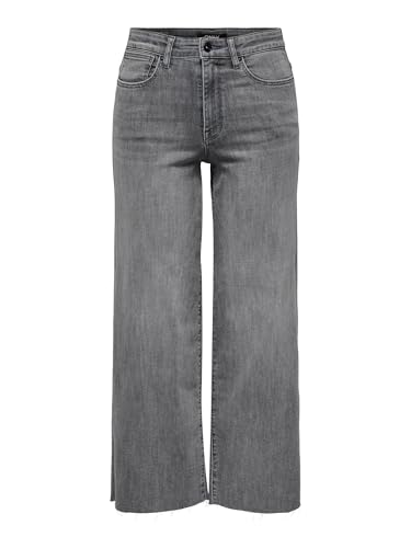 ONLY Female Jeans mit weitem Bein ONLANN-Madison Hohe Taille Verkürzt Jeans von ONLY