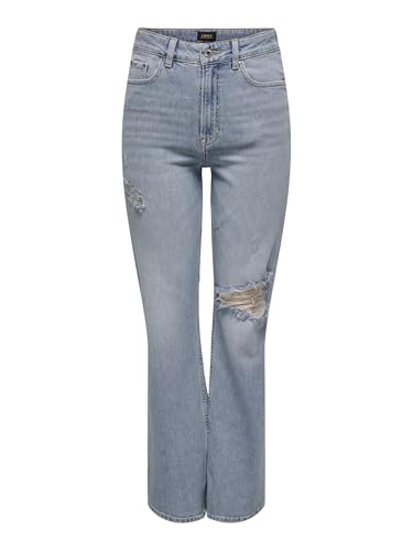 ONLY Female Jeans mit weitem Bein ONLCAMILLE Hohe Taille Weiter Beinschnitt Jeans von ONLY