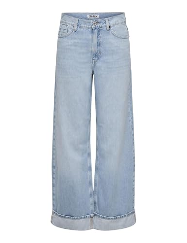 ONLY Female Jeans mit weitem Bein ONLHOPE Hohe Taille Weiter Beinschnitt Jeans von ONLY