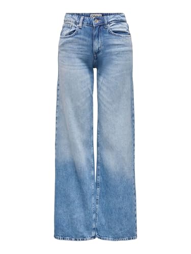 ONLY Female Jeans mit weitem Bein ONLHOPE Niedrige Taille Weiter Beinschnitt Jeans ONLY Female Jeans mit weitem Bein ONLHOPE Niedrige Taille Weiter Beinschnitt Jeans von ONLY