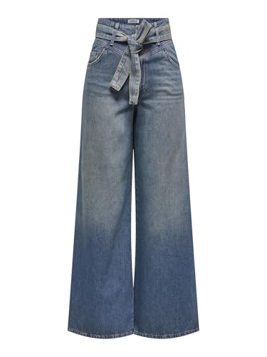 ONLY Female Jeans mit weitem Bein ONLJOELLE Hohe Taille Weiter Beinschnitt Jeans von ONLY