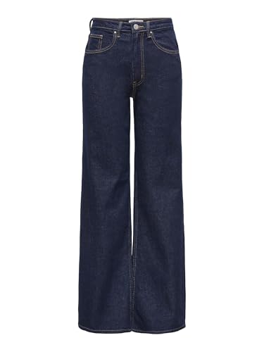 ONLY Female Jeans mit weitem Bein ONLJUICY Hohe Taille Weiter Beinschnitt Jeans von ONLY