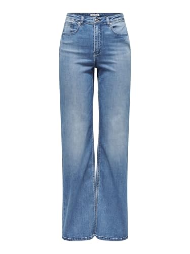 ONLY Female Jeans mit weitem Bein ONLJUICY-WAUW Hohe Taille Weiter Beinschnitt Jeans von ONLY