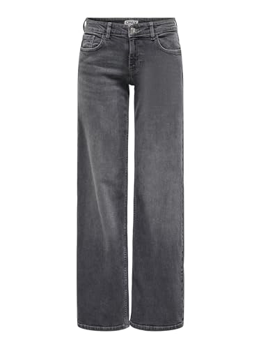 ONLY Female Jeans mit weitem Bein ONLJULLES Niedrige Taille Gerade geschnitten Jeans von ONLY