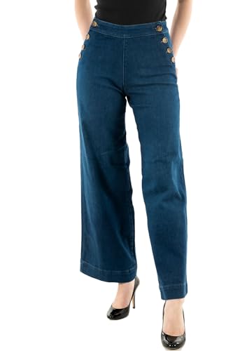 ONLY Female Jeans mit weitem Bein ONLMADISON Hohe Taille Weiter Beinschnitt Jeans von ONLY