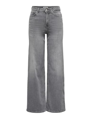 ONLY Female Jeans mit weitem Bein ONLMADISON Hohe Taille Weiter Beinschnitt Jeans von ONLY