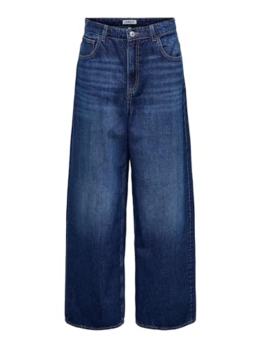 ONLY Female Jeans mit weitem Bein ONLPAULINA Hohe Taille Baggy Fit Jeans von ONLY