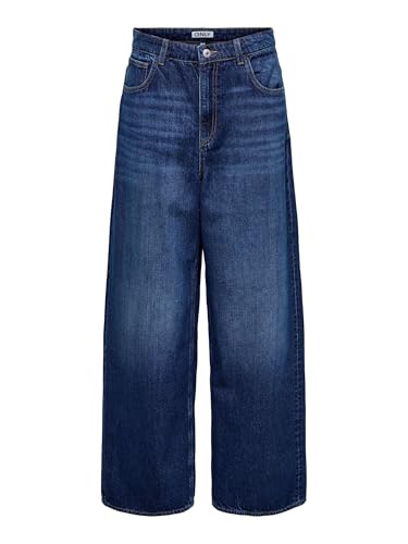 ONLY Female Jeans mit weitem Bein ONLPAULINA Hohe Taille Baggy Fit Jeans von ONLY
