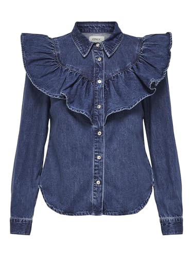 ONLY Female Jeanshemd ONLINDIGO Jeanshemd von ONLY