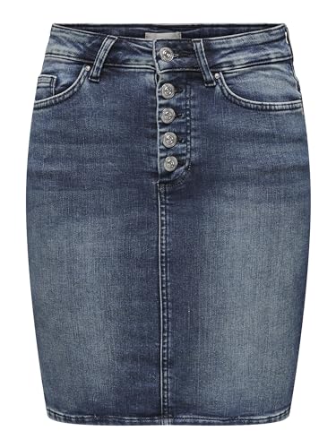 ONLY Female Jeansrock Hohe Taille Kurzer Rock von ONLY