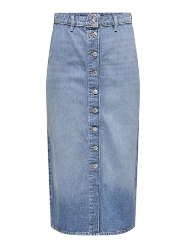 ONLY Female Jeansrock ONLCECE Denim Langer Rock von ONLY