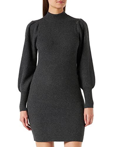 ONLY Damen Onlkatia L/S Knt Noos Dress, Dark Grey Melange, XS EU von ONLY