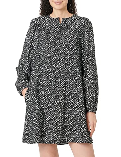 ONLY Damen Onlsandy Life L/S Dress Noos Ptm Kleid mini, Black 2, S EU von ONLY