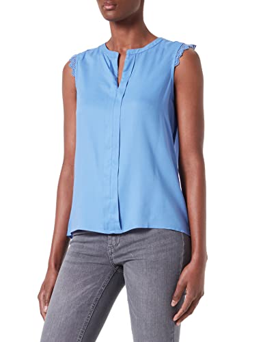 ONLY Women's ONLKIMMI S/L WVN NOOS Top, Ultramarine, 40 von ONLY