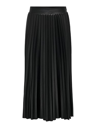 ONLY Damen Plissierter Rock ONLANINA JRS 15186268 ,Schwarz ,M von ONLY
