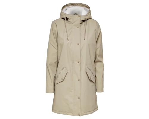 ONLY Damen ONLSALLY Raincoat OTW 15206116, Crockery, S von ONLY