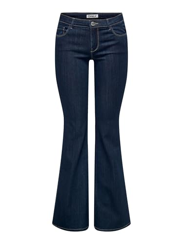 ONLY Female Schlaghosen-Jeans ONLHELLA Niedrige Taille Retro-Fit, ausgestellt Jeans von ONLY