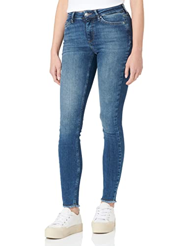 ONLY Damen Onlblush Mid Sk ANK Raw DNM Rea194 Noos Jeans, Medium Blue Denim, XS EU ONLY Damen Onlblush Mid Sk ANK Raw DNM Rea194 Noos Jeans, Medium Blue Denim, XS EU von ONLY